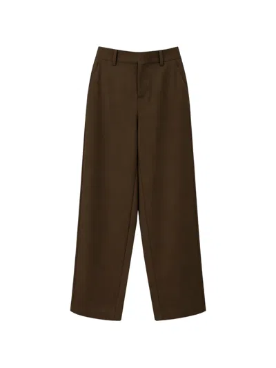Eleh Tailored Trousers In Brown