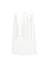 Eleh Asymmetric Sleeveless Top In White