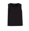 Eleh Contrasting-border Top In Black