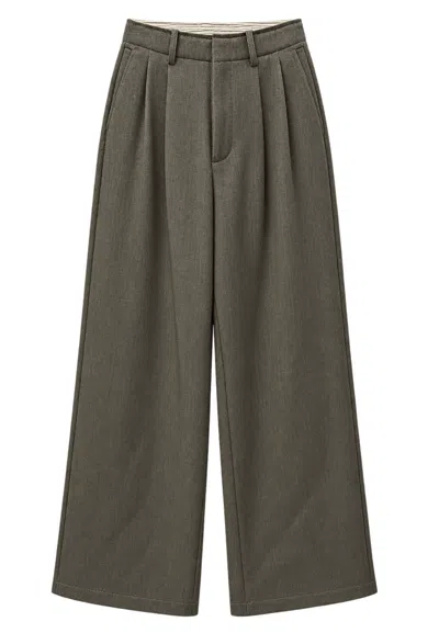 Eleh Trousers  With Pinces In Gray