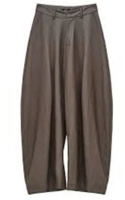 Eleh Concealed-fastening Trousers In Gray