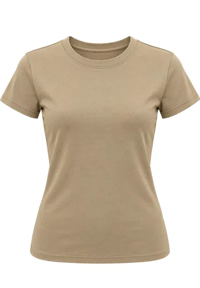 Eleh T-shirt  With Stitching In Neutral