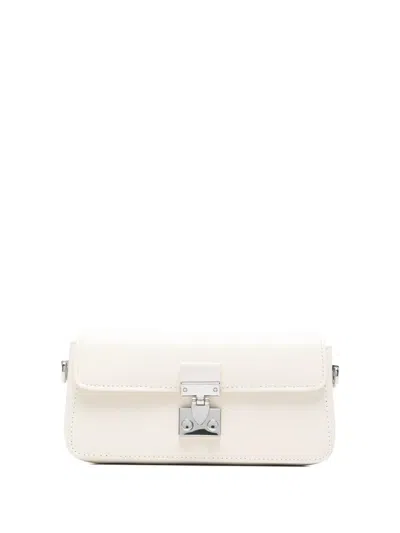 Eleh Turn-lock-fastening Cross-body Bag In White