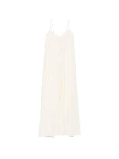 Eleh V-neck Spaghetti-strap Dress In Neutral