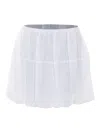 Eleh White Mini Skirt In White