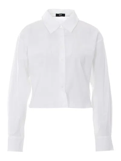 Eleh White Shirt In Metallic