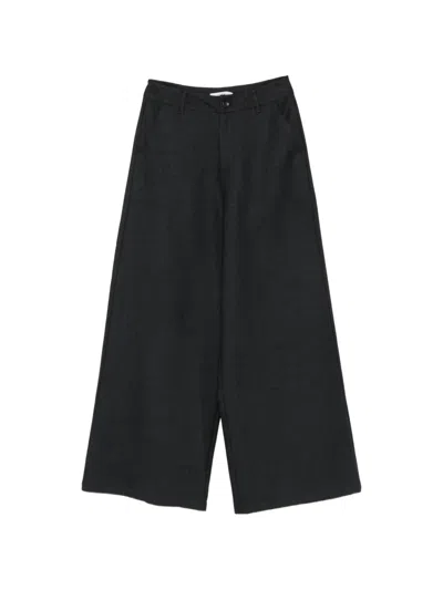 Eleh Wide-leg Tailored Trousers In Blue