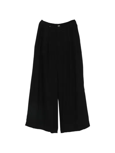 Eleh Wide-leg Trousers In Black