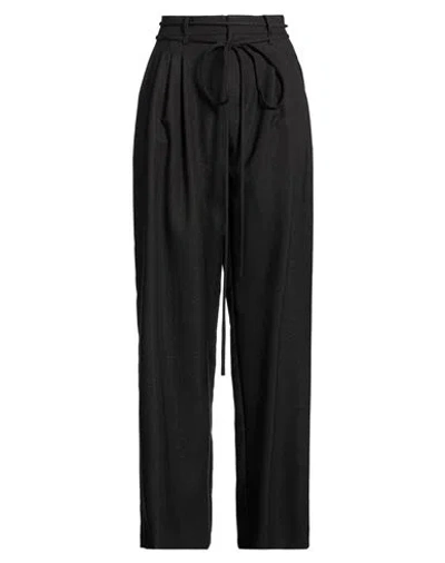 Eleh Woman Pants Black Size Xs Polyester, Cotton, Elastane