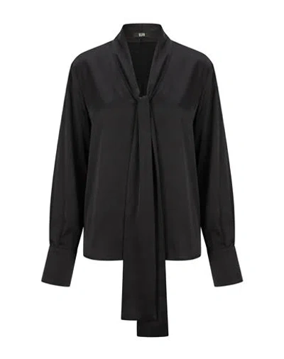 Eleh Woman Top Black Size L Polyester