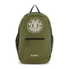 Element Backpack Classic Logo School And Travel Bag With Laptop Sleeve In Green