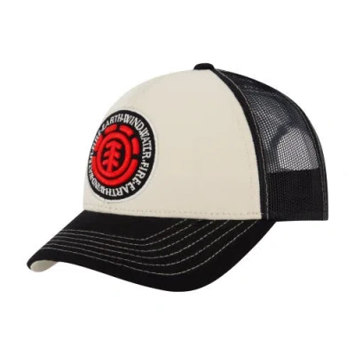 Element Constructed Contrast Stitch Cotton Twill Trucker Cap In Multi
