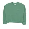 Element Cornell 3.0 Crewneck Women's Lightweight Cropped Sweatshirt Foliage Green
