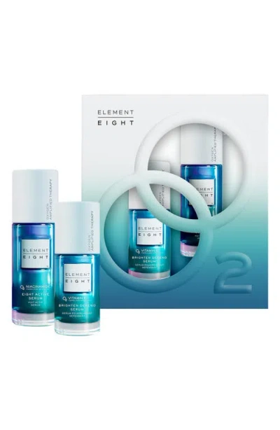 Element Eight O2 Intense Brightening Treatment Set $500 Value In Blue