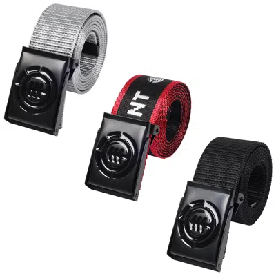 ELEMENT EIMS0001 BEYOND 2.0 + LOGO WEB BELTS 3-PACK - INTERCHANGEABLE BUCKLE CUT-TO-FIT