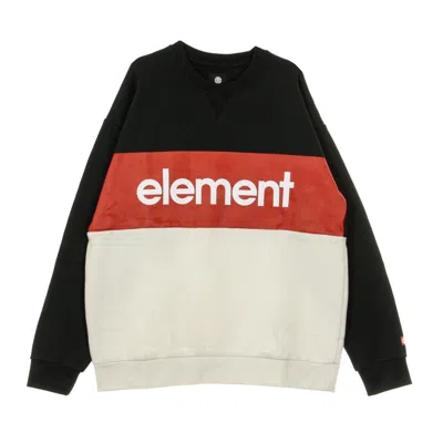 Element First Division Crew Men's Crew Neck Sweatshirt Flint Black