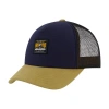 Element Logo Trucker Hat With Mesh Back And Snapback Closure In Multi