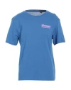 Element Man T-shirt Azure Size M Organic Cotton In Blue