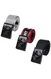 Element Beyond 2.0 + Logo Web Belts 3-pack In Multi