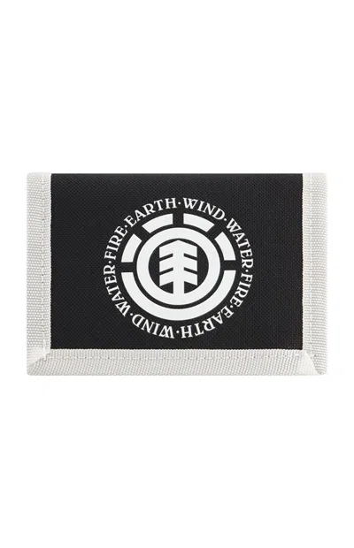 Element Men's Black Tri-fold Logo Wallet