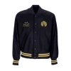 Element Men's Bomber Jacket Pexe Ftp Baseball Jacket Flint Black In Flint Black