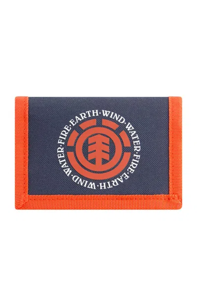 Element Men's Indigo Tri-fold Logo Wallet In Purple