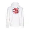 Element Men's Lightweight Hooded Sweatshirt Seal Bp Hoodie Optic White In White