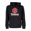 Element Men's Veritical Hoodie Flint Black In Black
