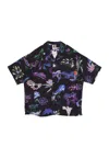 Element Short Sleeve Shirt Men Resort S/s Shirt Saturn Flowers In Multi
