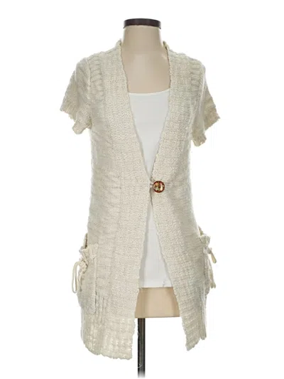 Pre-owned Element Sweater Vest In Ivory