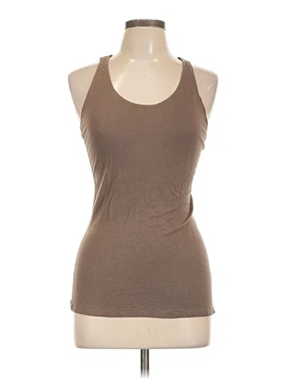 Pre-owned Element Tank Top Brown Halter Neckline Tops