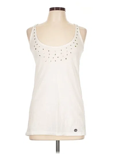 Pre-owned Element Tank Top Ivory Halter Neckline Tops