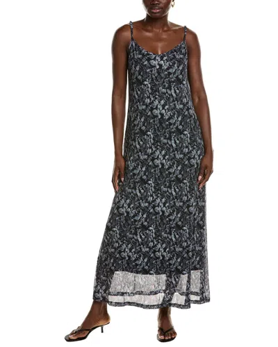 Element V-neck Slip Dress In Gray Gothic