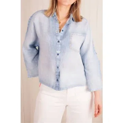 Elemente Clemente Tege Blouse In Light Denim In Blue