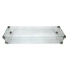 Elementi 44.3" X 14" Outdoor Rectangular Fire Pit Windscreen In Clear