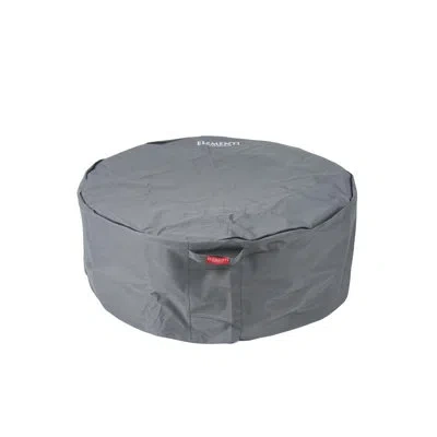 Elementi Columbia Pvc Canvas Cover For Lunar Bowl Fire Table In Brown