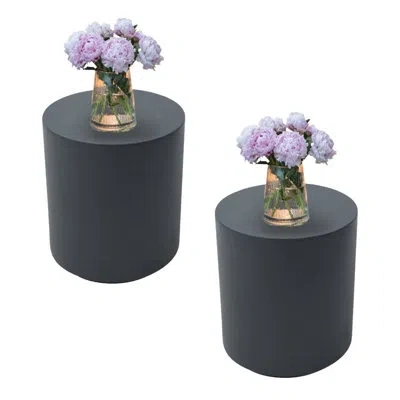 Elementi Concrete Side Table In Black