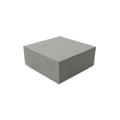 Elementi Home Colorado 40" Square Concrete Coffee Table For Indoor And Outdoor Use In Space Gray