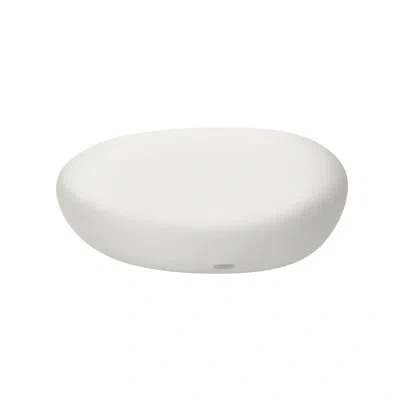 Elementi Home Hawaii Pebble Concrete Coffee Table For Indoor And Outdoor Use In Cream White
