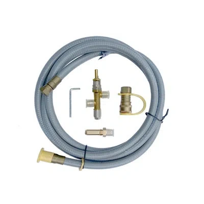 Elementi Liquid Propane To Natural Gas Conversion Kit For 45,000 Btu Fire Tables In Matte Black