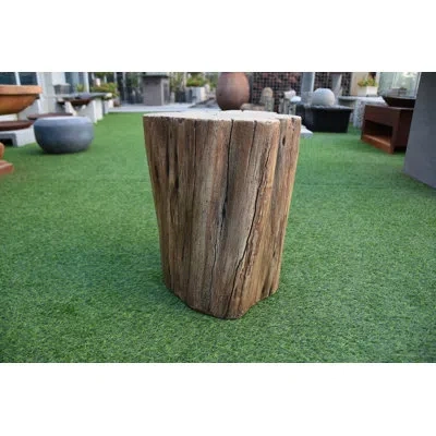 Elementi Manchester Redwood Concrete Propane Tank Cover By  Fire