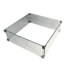 Elementi Manhattan 22" Square Fire Pit Glass Flame Guard In Clear
