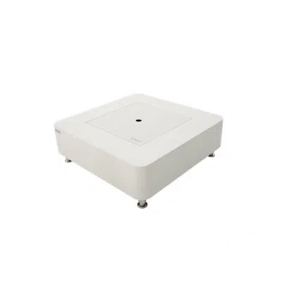Elementi Perth 40" Ethanol Fire Table In Cream White