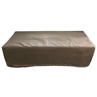 Elementi Pvc Canvas Cover For Manhattan Fire Table In Brown