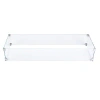 Elementi Rectangular Wind Screen For  Plus Fire Tables (ofg410/ofg415) In Clear