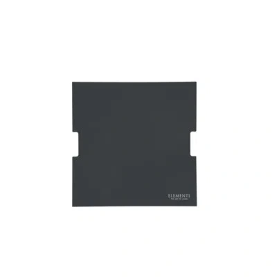 Elementi - Rocky Fire Table Stainless Steel Lid| Square | 24 X 24 In Black