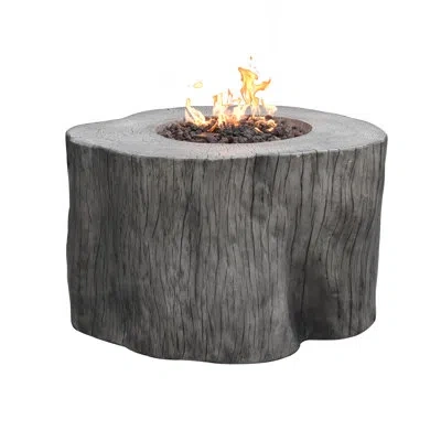Elementi Warren Classic Grey Propane Fire Pit In Gray