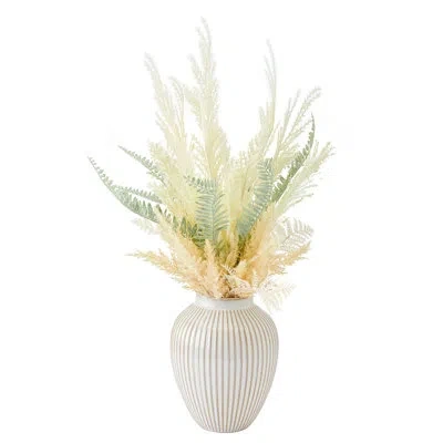 Elements Artificial Dry Arrangement, 23 Inch In White