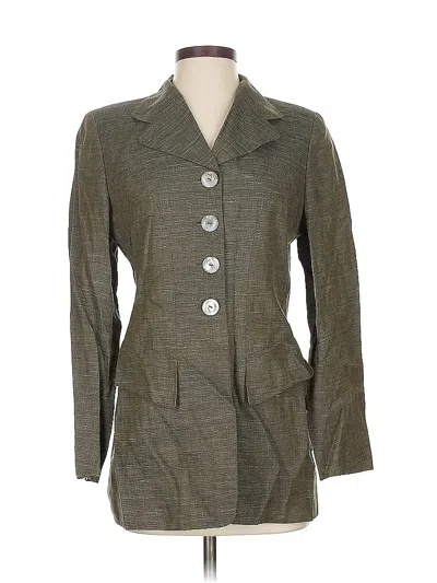 Pre-owned Elements By Escada Blazer Jacket In Gray