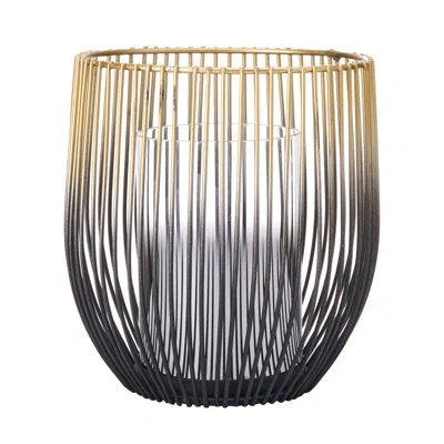 Elements Glass Tabletop Votive Holder In Transparent